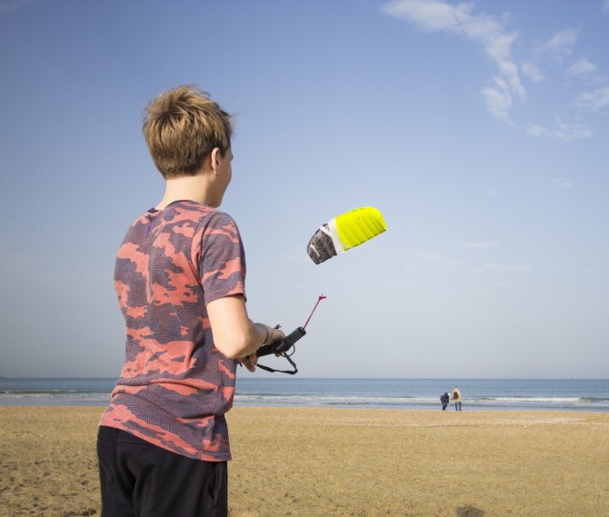 Latawiec Cross Kites Boarder 2.1 Fluor Yellow